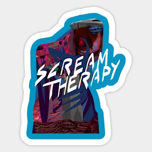 Scream Therapy Podcast logo Sticker